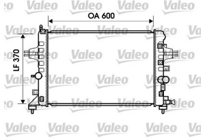 Valeo Ψυγείο, Ψύξη Κινητήρα - 734382