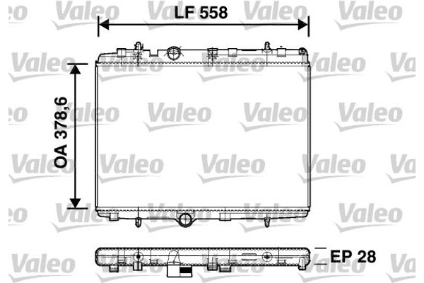 Valeo Ψυγείο, Ψύξη Κινητήρα - 734398