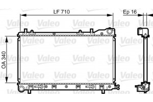 Valeo Ψυγείο, Ψύξη Κινητήρα - 734405