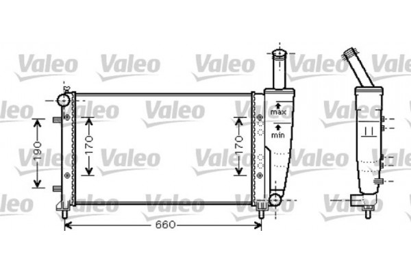 Valeo Ψυγείο, Ψύξη Κινητήρα - 734457