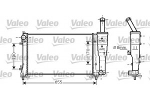 Valeo Ψυγείο, Ψύξη Κινητήρα - 734458