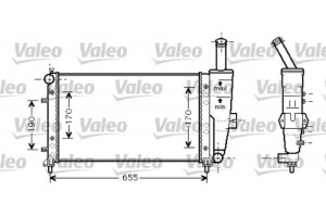 Valeo Ψυγείο, Ψύξη Κινητήρα - 734459