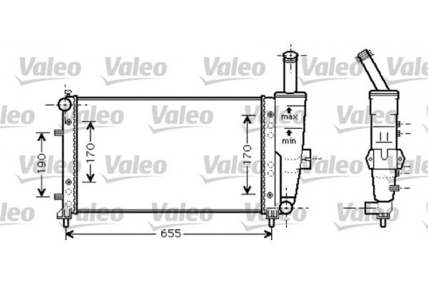 Valeo Ψυγείο, Ψύξη Κινητήρα - 734459