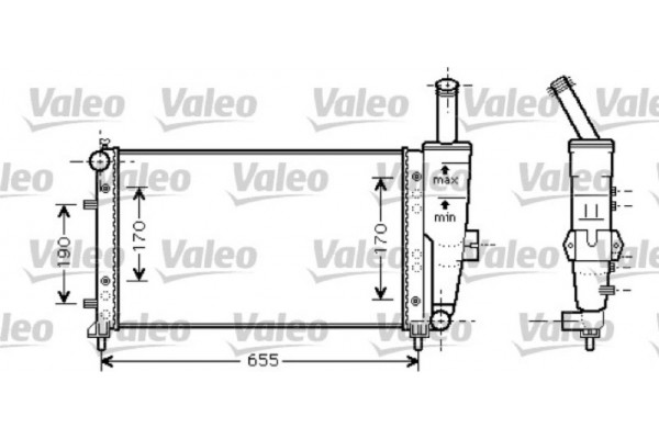 Valeo Ψυγείο, Ψύξη Κινητήρα - 734459