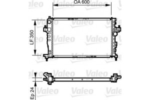 Valeo Ψυγείο, Ψύξη Κινητήρα - 734464