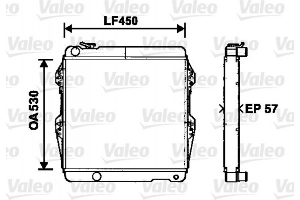 Valeo Ψυγείο, Ψύξη Κινητήρα - 734515