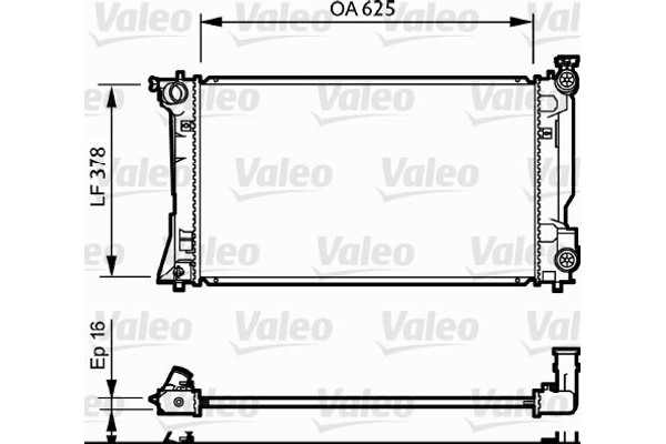 Valeo Ψυγείο, Ψύξη Κινητήρα - 734712