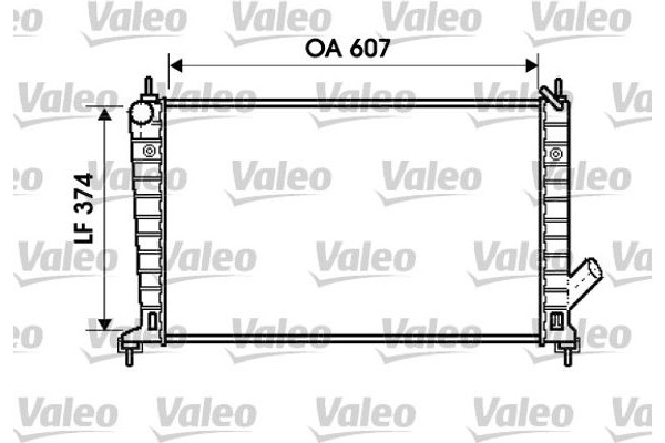 Valeo Ψυγείο, Ψύξη Κινητήρα - 734714