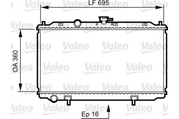 Valeo Ψυγείο, Ψύξη Κινητήρα - 734736