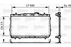 Valeo Ψυγείο, Ψύξη Κινητήρα - 734903