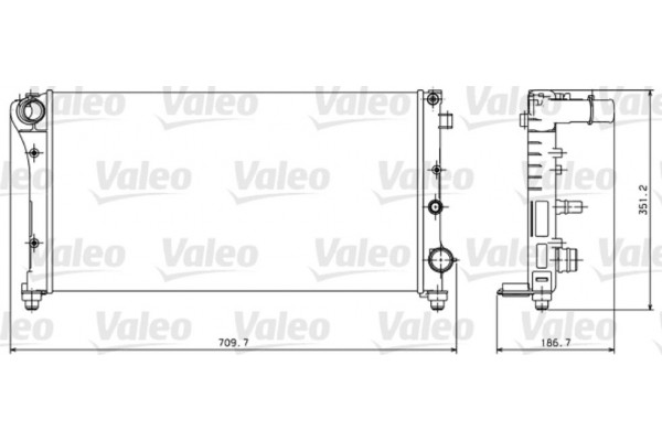 Valeo Ψυγείο, Ψύξη Κινητήρα - 734924