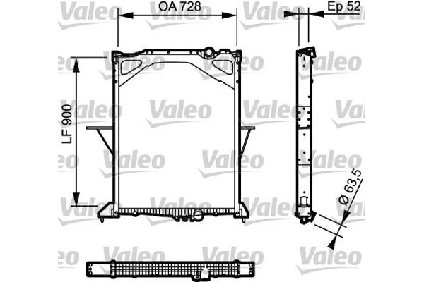 Valeo Ψυγείο, Ψύξη Κινητήρα - 735017