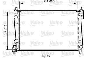 Valeo Ψυγείο, Ψύξη Κινητήρα - 735041