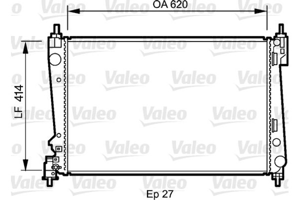 Valeo Ψυγείο, Ψύξη Κινητήρα - 735041