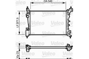 Valeo Ψυγείο, Ψύξη Κινητήρα - 735042