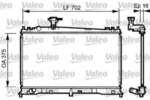 Valeo Ψυγείο, Ψύξη Κινητήρα - 735053