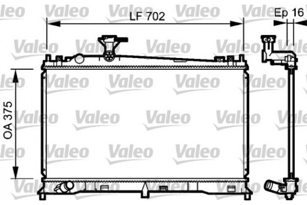 Valeo Ψυγείο, Ψύξη Κινητήρα - 735053