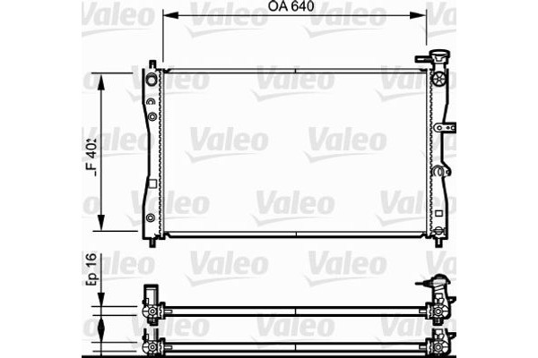 Valeo Ψυγείο, Ψύξη Κινητήρα - 735055