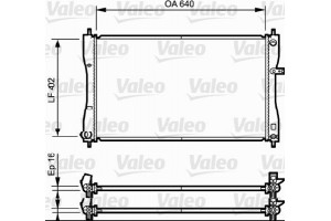 Valeo Ψυγείο, Ψύξη Κινητήρα - 735056
