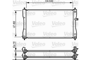 Valeo Ψυγείο, Ψύξη Κινητήρα - 735056