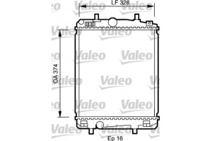 Valeo Ψυγείο, Ψύξη Κινητήρα - 735070