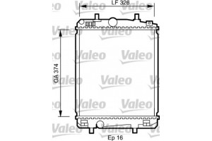 Valeo Ψυγείο, Ψύξη Κινητήρα - 735070