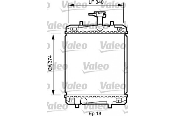 Valeo Ψυγείο, Ψύξη Κινητήρα - 735072
