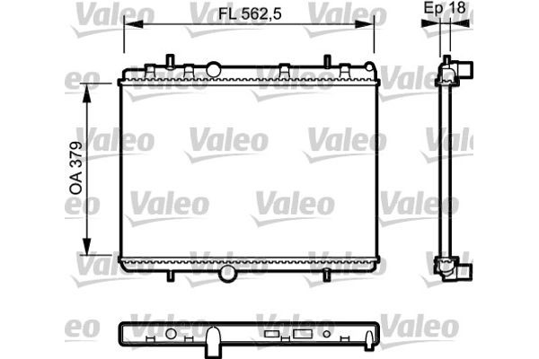 Valeo Ψυγείο, Ψύξη Κινητήρα - 735091