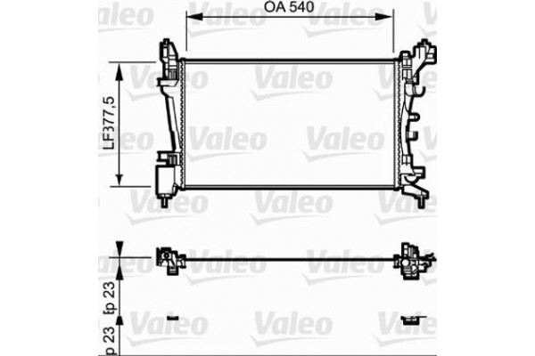 Valeo Ψυγείο, Ψύξη Κινητήρα - 735097