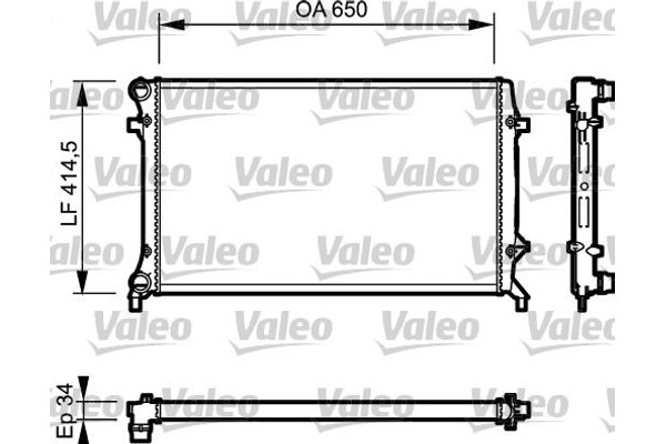 Valeo Ψυγείο, Ψύξη Κινητήρα - 735120