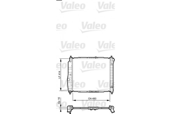 Valeo Ψυγείο, Ψύξη Κινητήρα - 735157
