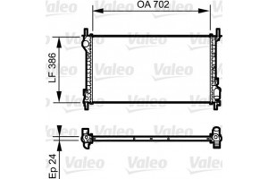 Valeo Ψυγείο, Ψύξη Κινητήρα - 735167