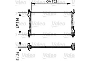 Valeo Ψυγείο, Ψύξη Κινητήρα - 735167