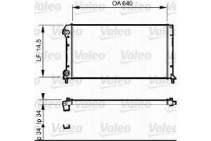 Valeo Ψυγείο, Ψύξη Κινητήρα - 735171