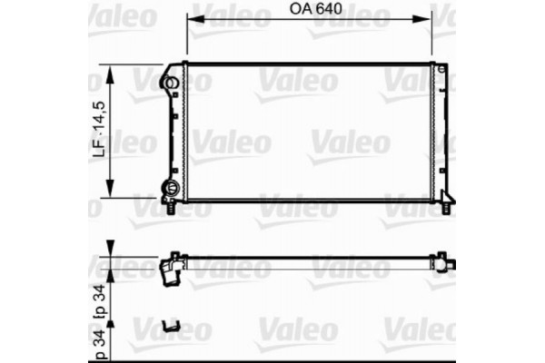 Valeo Ψυγείο, Ψύξη Κινητήρα - 735171