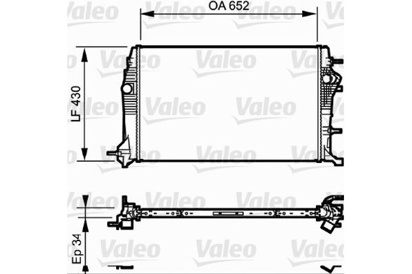 Valeo Ψυγείο, Ψύξη Κινητήρα - 735181