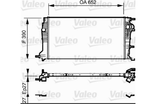Valeo Ψυγείο, Ψύξη Κινητήρα - 735182