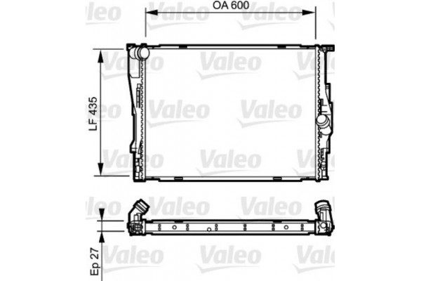 Valeo Ψυγείο, Ψύξη Κινητήρα - 735194