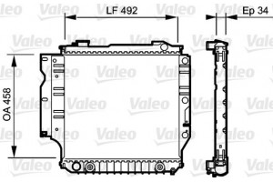 Valeo Ψυγείο, Ψύξη Κινητήρα - 735196