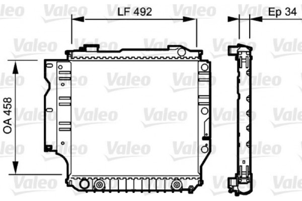 Valeo Ψυγείο, Ψύξη Κινητήρα - 735196