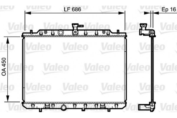 Valeo Ψυγείο, Ψύξη Κινητήρα - 735205