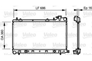 Valeo Ψυγείο, Ψύξη Κινητήρα - 735209