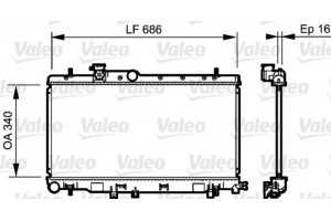 Valeo Ψυγείο, Ψύξη Κινητήρα - 735211