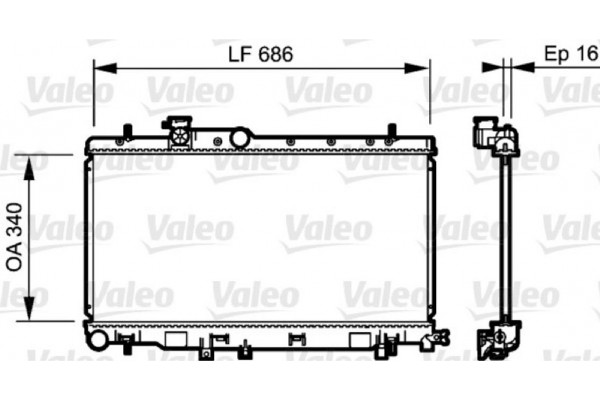 Valeo Ψυγείο, Ψύξη Κινητήρα - 735211