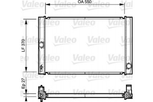 Valeo Ψυγείο, Ψύξη Κινητήρα - 735213