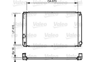 Valeo Ψυγείο, Ψύξη Κινητήρα - 735215