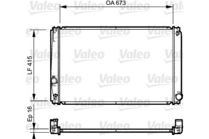 Valeo Ψυγείο, Ψύξη Κινητήρα - 735215
