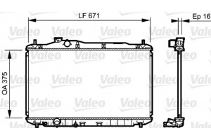 Valeo Ψυγείο, Ψύξη Κινητήρα - 735243