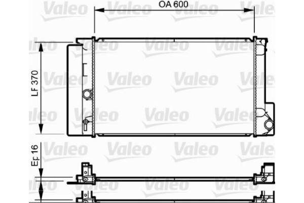 Valeo Ψυγείο, Ψύξη Κινητήρα - 735250