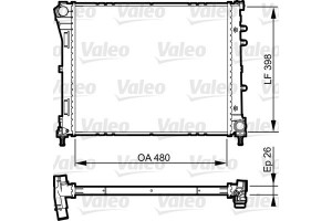 Valeo Ψυγείο, Ψύξη Κινητήρα - 735273